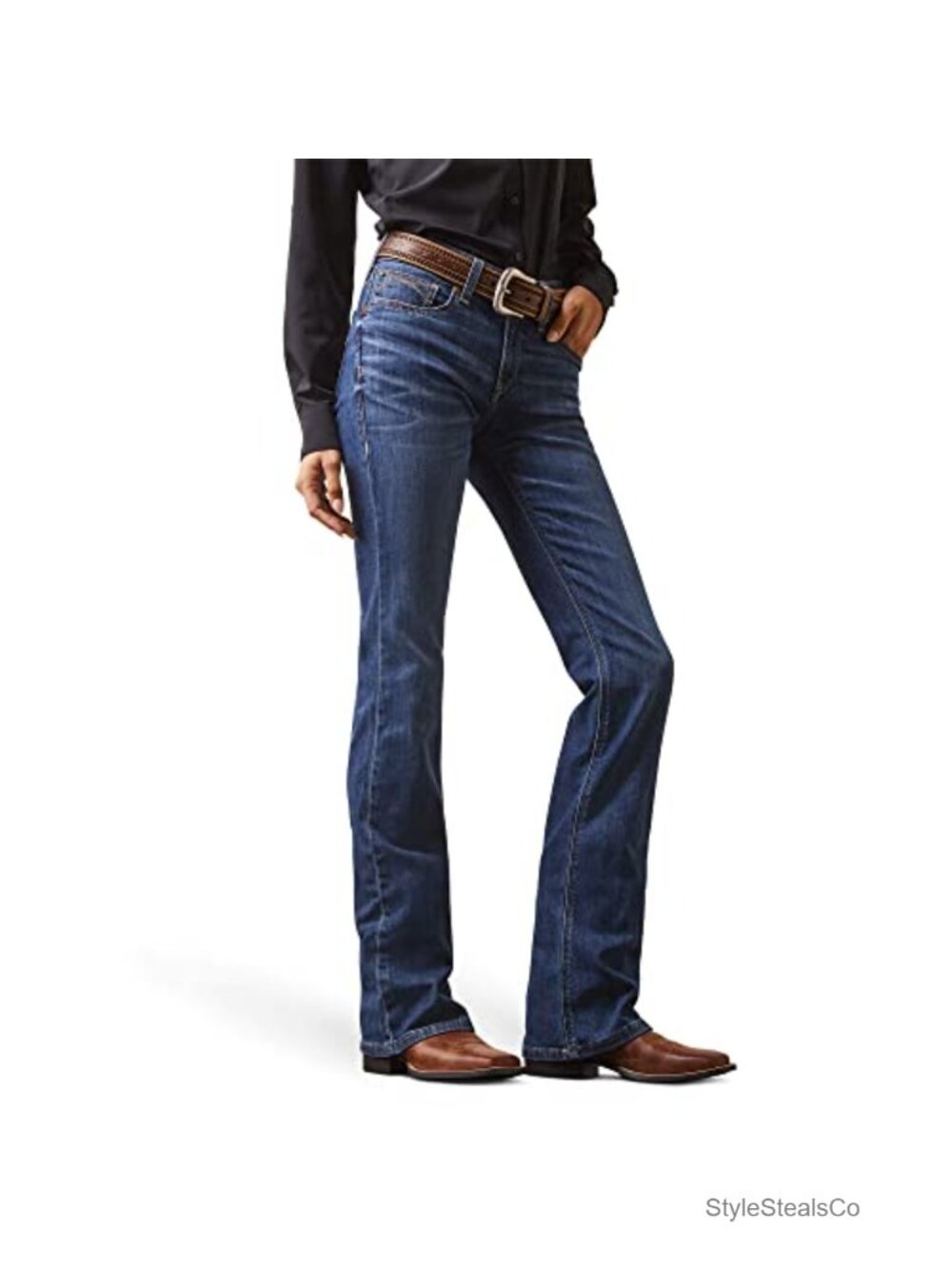 Ariat R.E.A.L. Perfect Rise Leila Bootcut Jeans Womens High Rise Stretch Denim